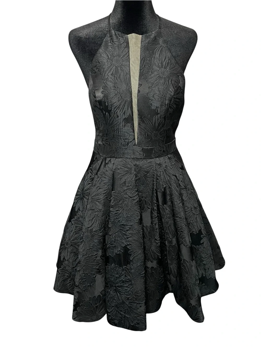 ariette linen flared dress SATIN HALTER BACK TIE FLARE DRESS – Bella Chica